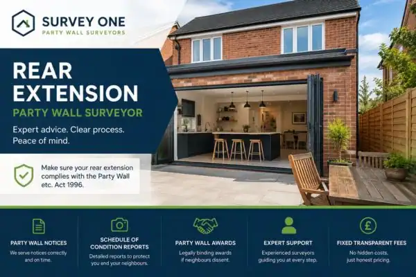 How we can create a party wall agreement for your rear extension Wandsworth